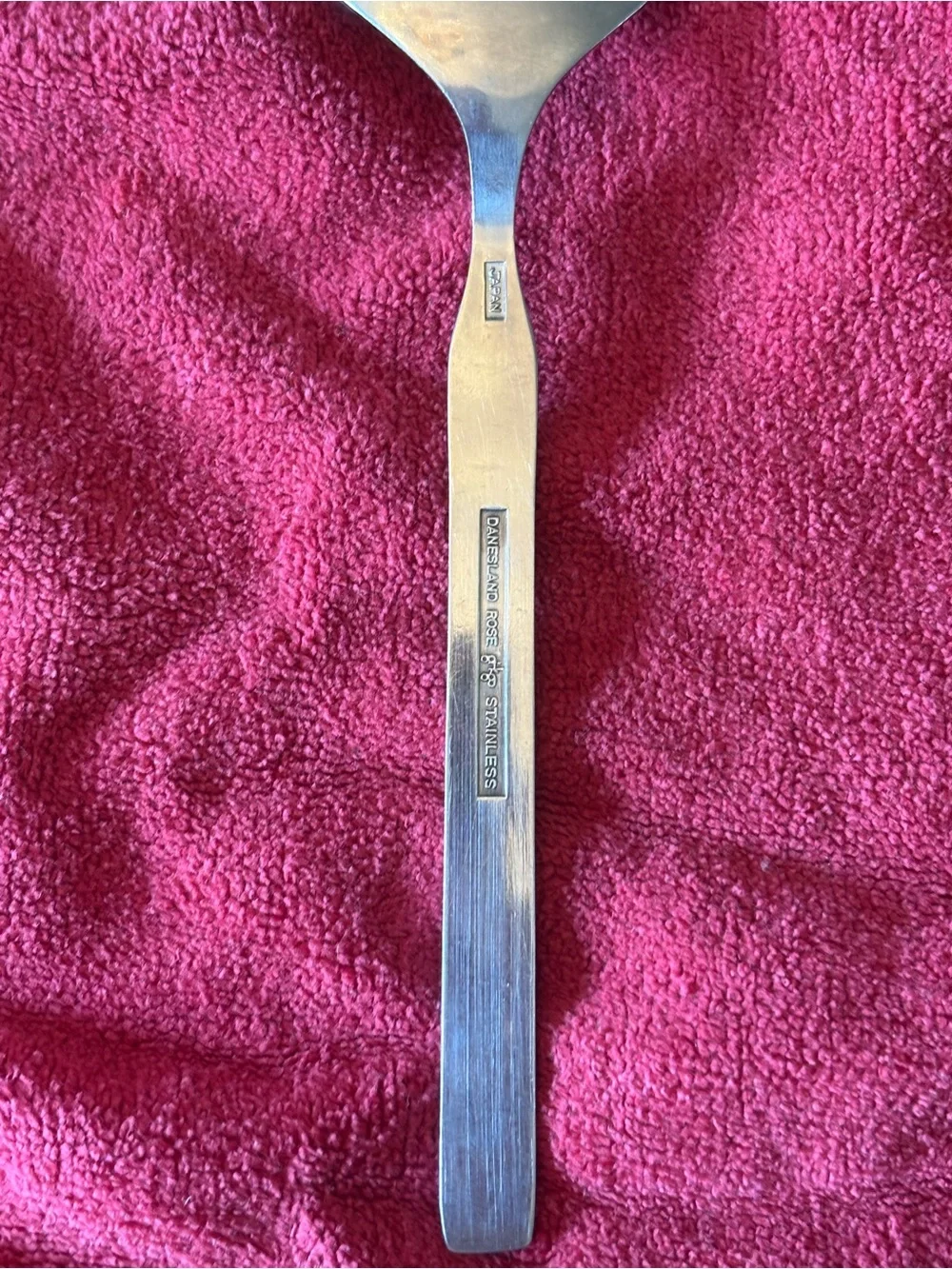 Ginkgo Danesland Rose Stainless Steel Serving Spoon, Fork and Pie Server Vintage